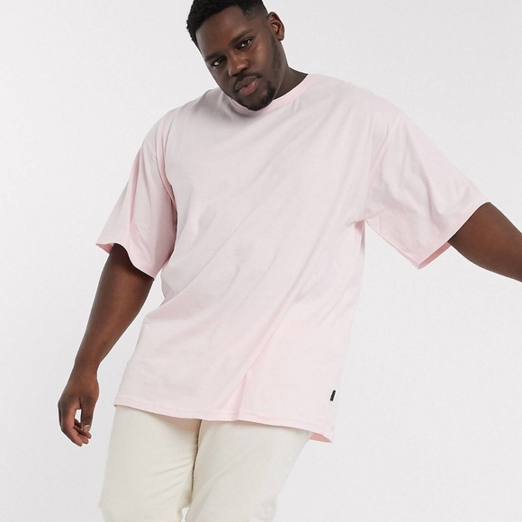 ASOS Other - ASOS Soul Star Men’s Plus Organic Cotton Oversized Pink T-Shirt